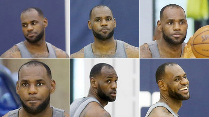 Illustration for article titled LeBron's Hair Is Gone Again. What The Hell?